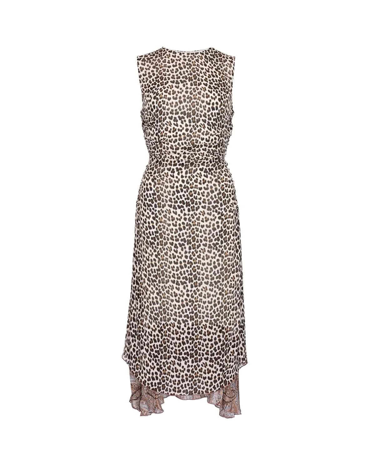 CHIFFON SLEEVELESS DRESS