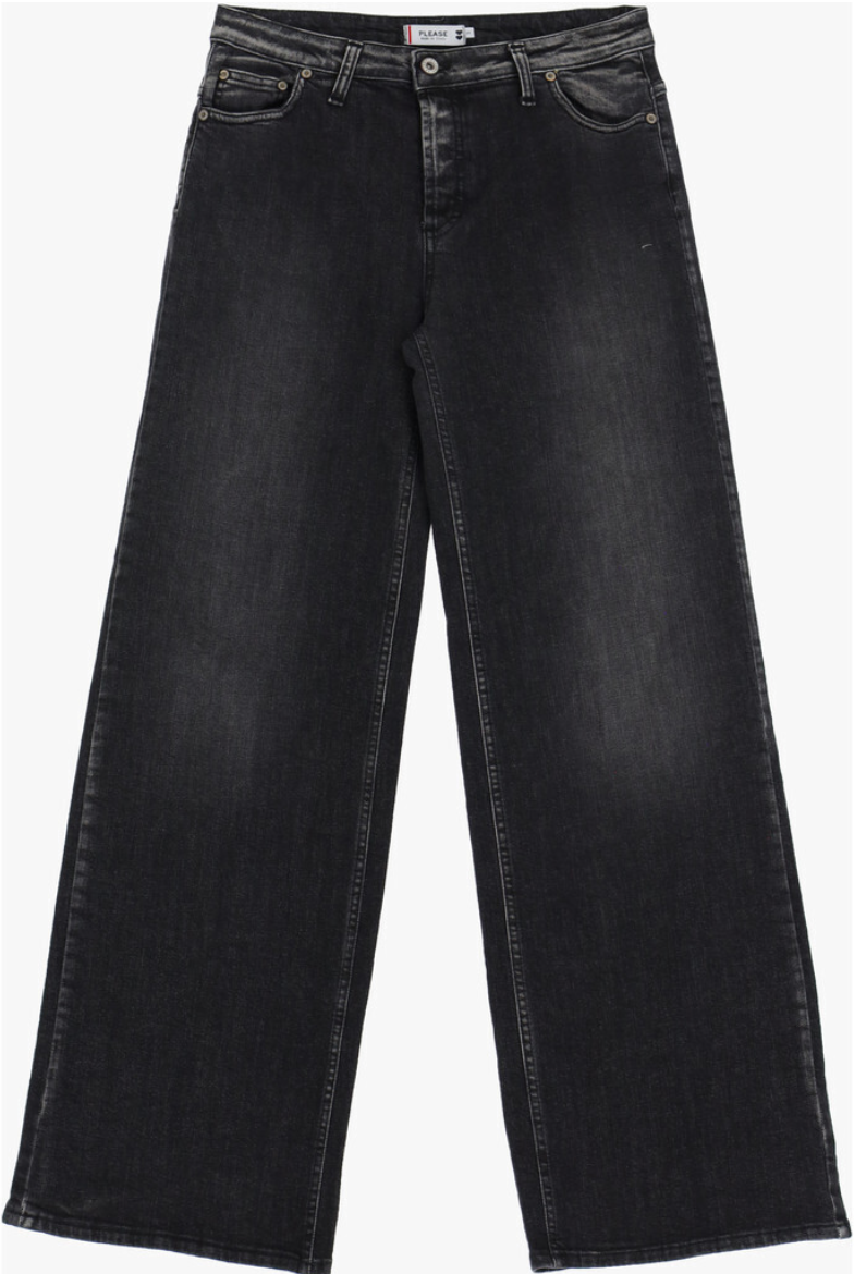 Anne black denim