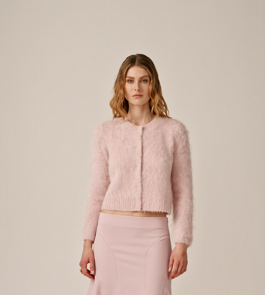 Knit Jacket - Pink