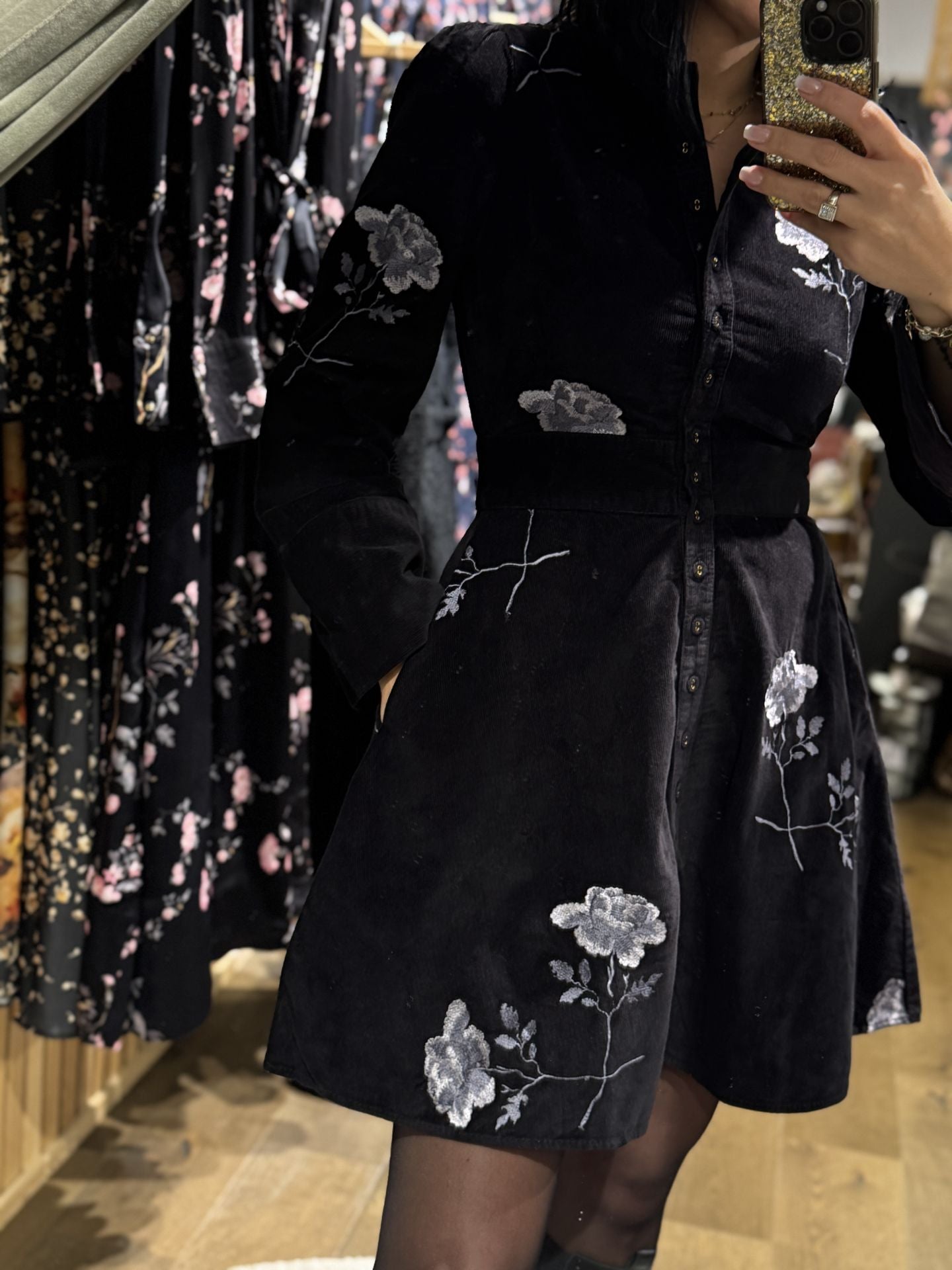 Cord mini dress
