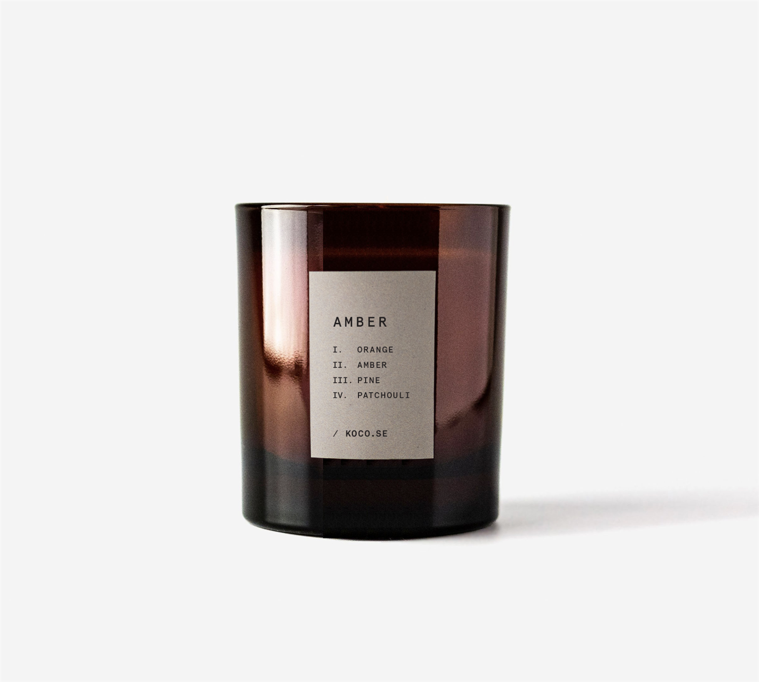 Amber Scented Candle