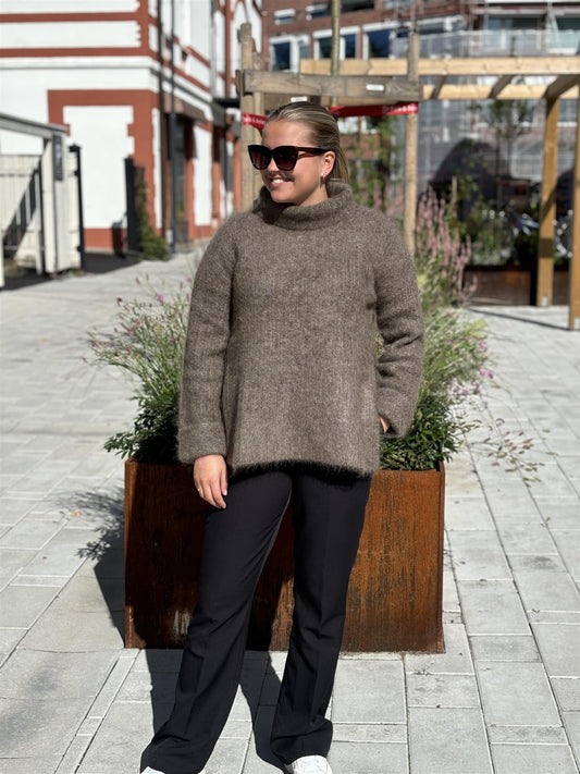 Emilie chunky sweater - brown