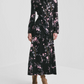 Satin belt dress