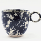 Black Splatter Espresso cup - Ceramics