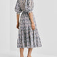 Cotton Slub Midi Dress