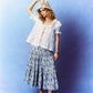 Cotton Slub Midi Skirt