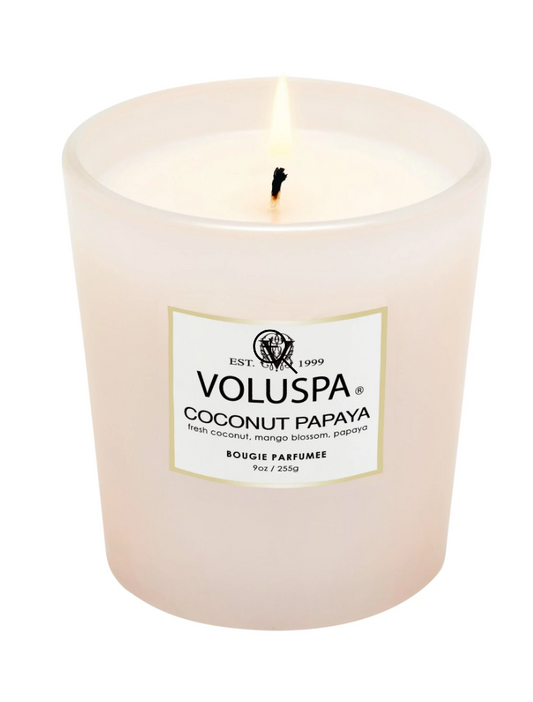 Classic Boxed candle - Coconut Papaya