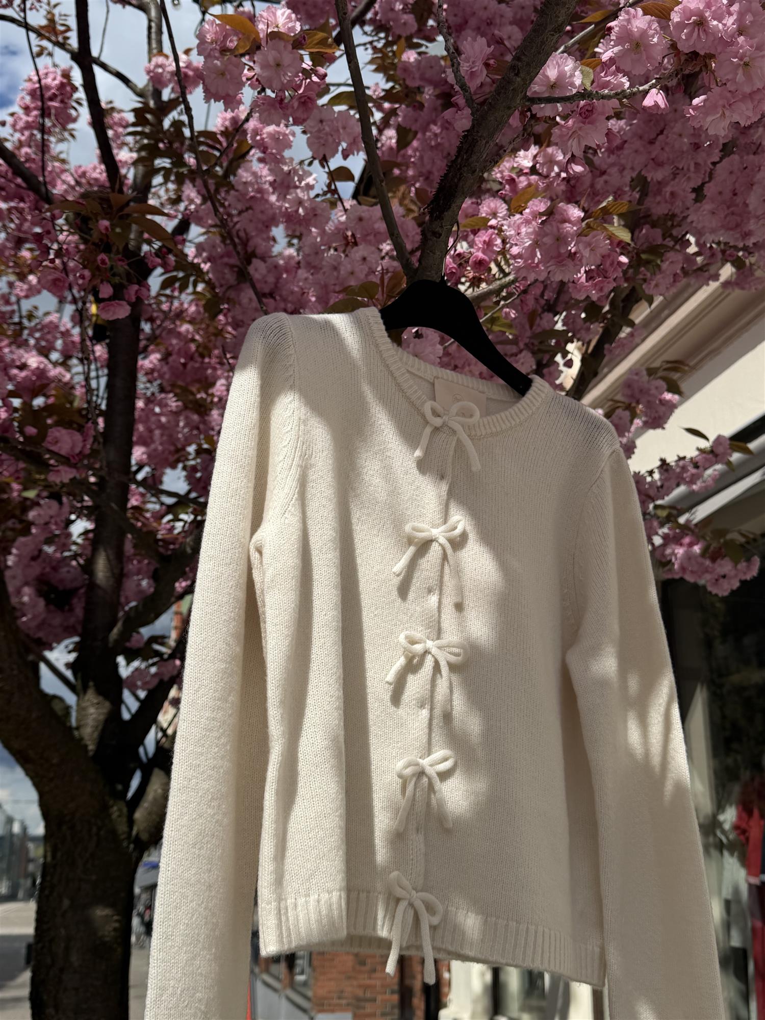 Summer Knit Bow Jacket