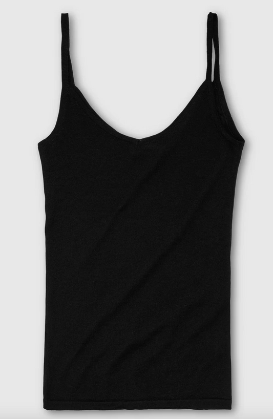 Singlet merinoull - Black