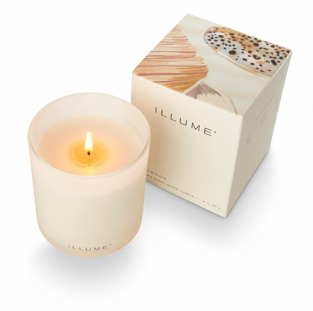 Box Glass Candle - Driftwood