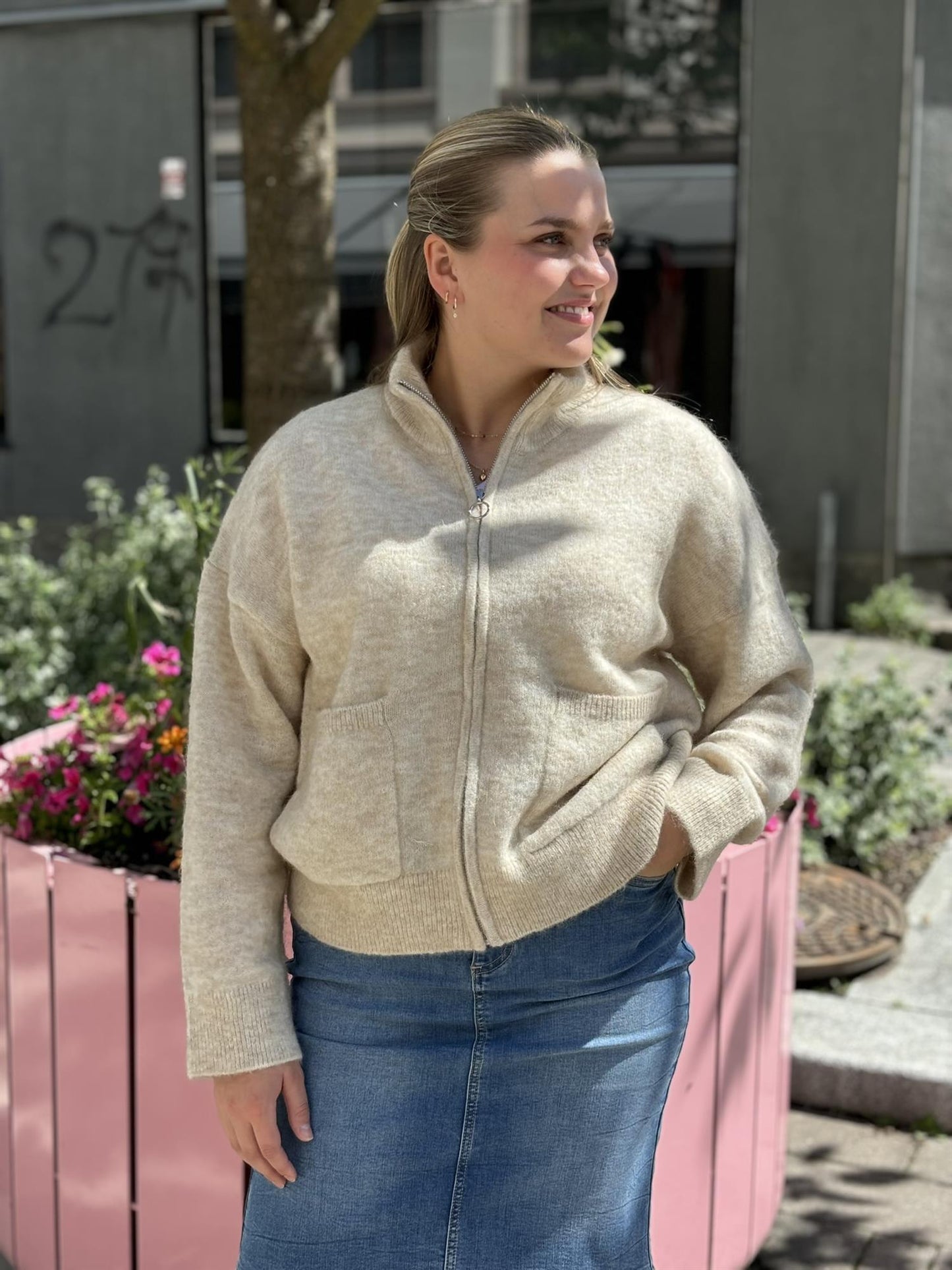 Louise Cardigan zip