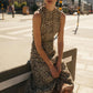 CHIFFON SLEEVELESS DRESS