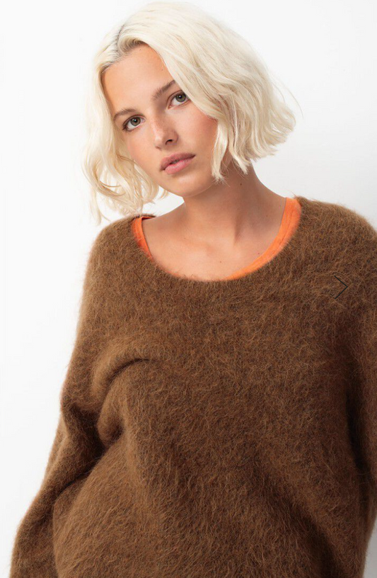 Nuny sweater - brown melange