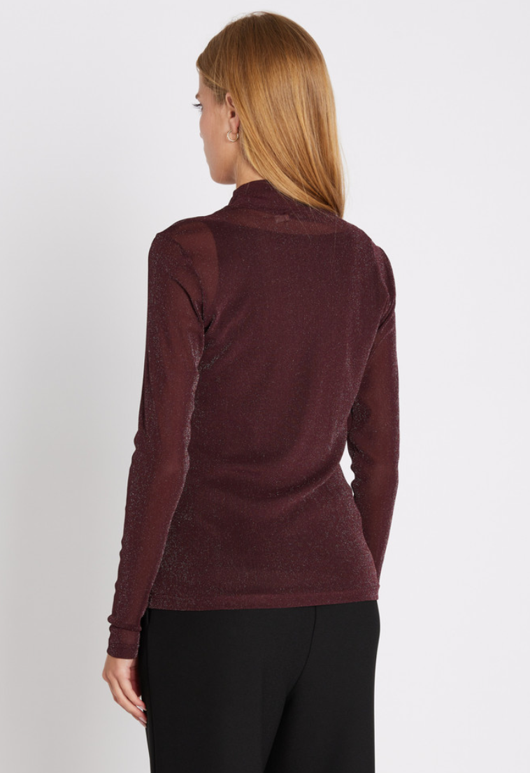 Roll neck blouse