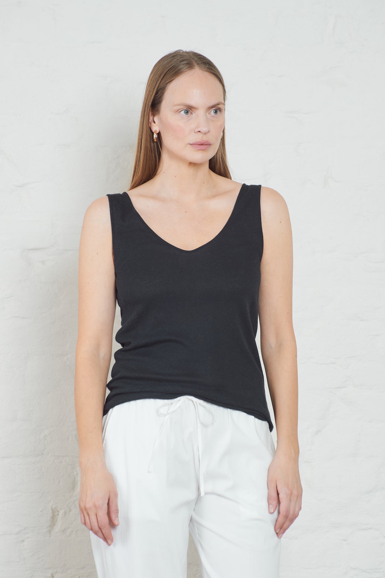 Jasmien linen singlet