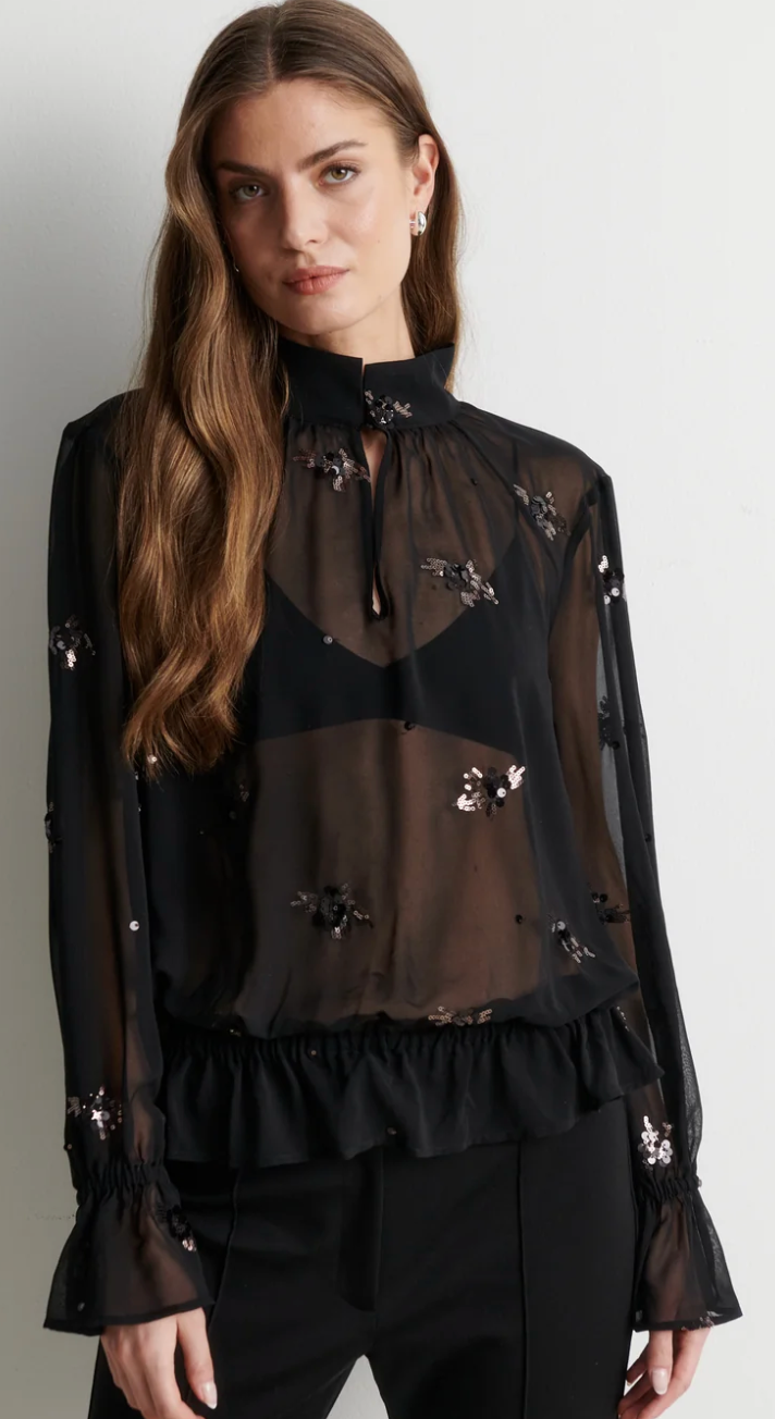 Luma Sequin Blouse