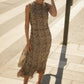 CHIFFON SLEEVELESS DRESS