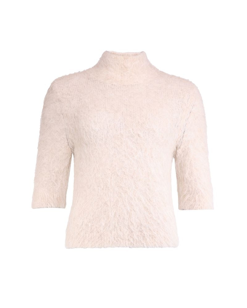 Hairy Knit Turtleneck