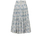 Cotton Slub Midi Skirt