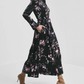 Satin belt dress