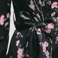 Satin belt dress