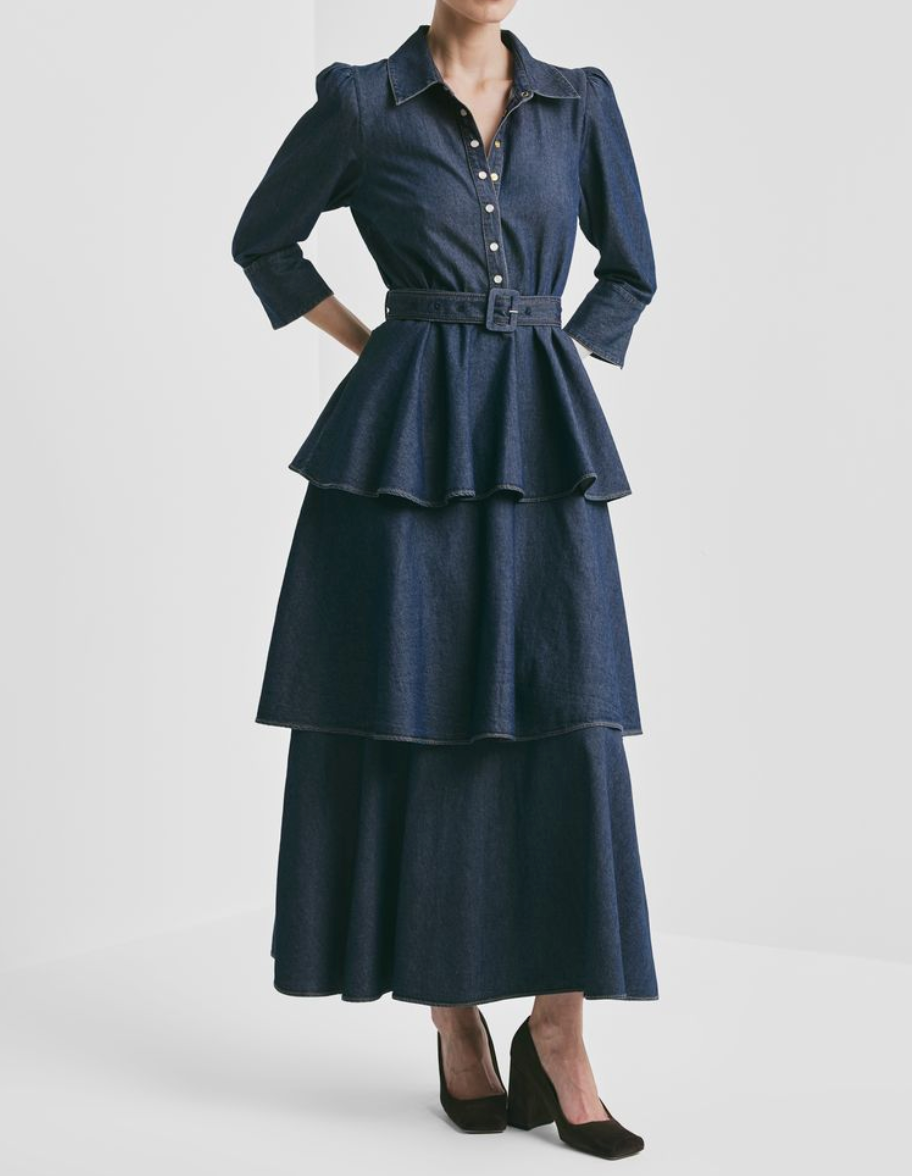 Denim shirt dress
