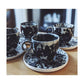 Black Splatter Espresso cup - Ceramics