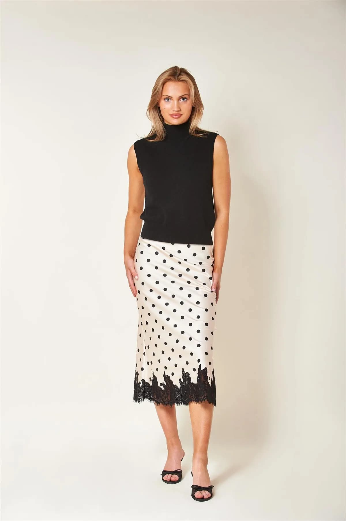 Black Polka Dot