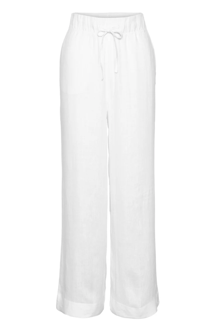 Immi linen pants - white