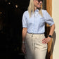 Cami Short Linen/Visco Melange