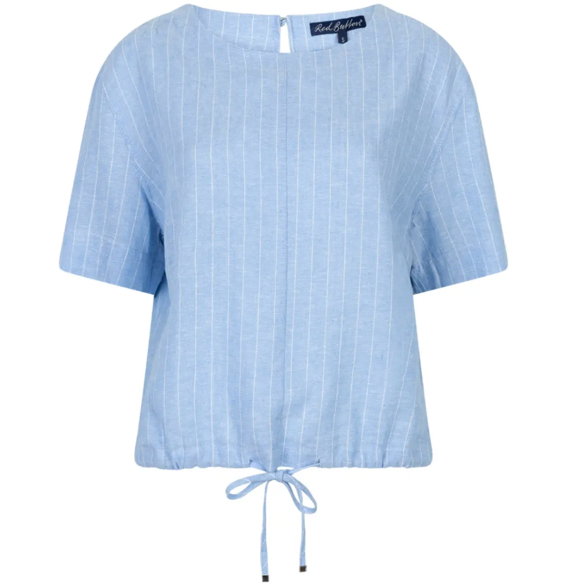 Skyler Linen/Visc Pinstripe