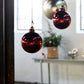 Julekule stor 20 dia-  Shine rosa