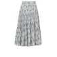 Cotton Slub Midi Skirt