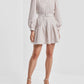 Seersucker Pleated Dress