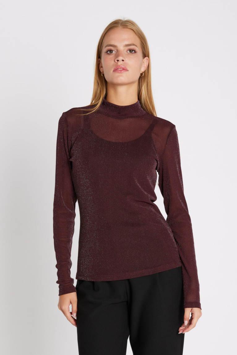 Roll neck blouse