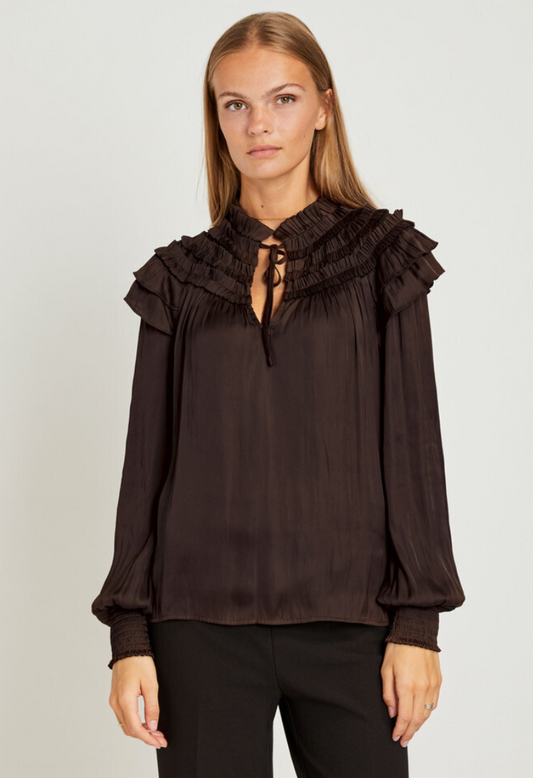 Flori Blouse - Brown