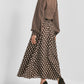 Striped Organza Maxi Skirt