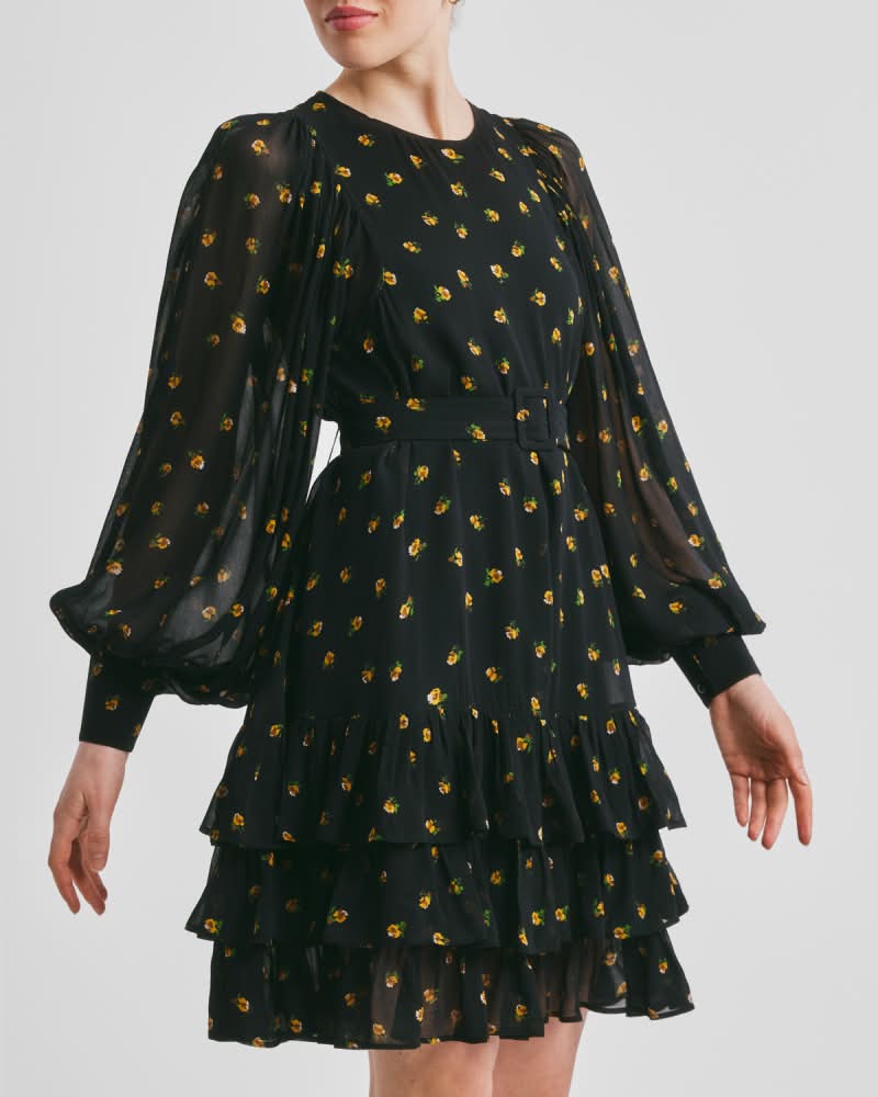 GEORGETTE SHIFT DRESS