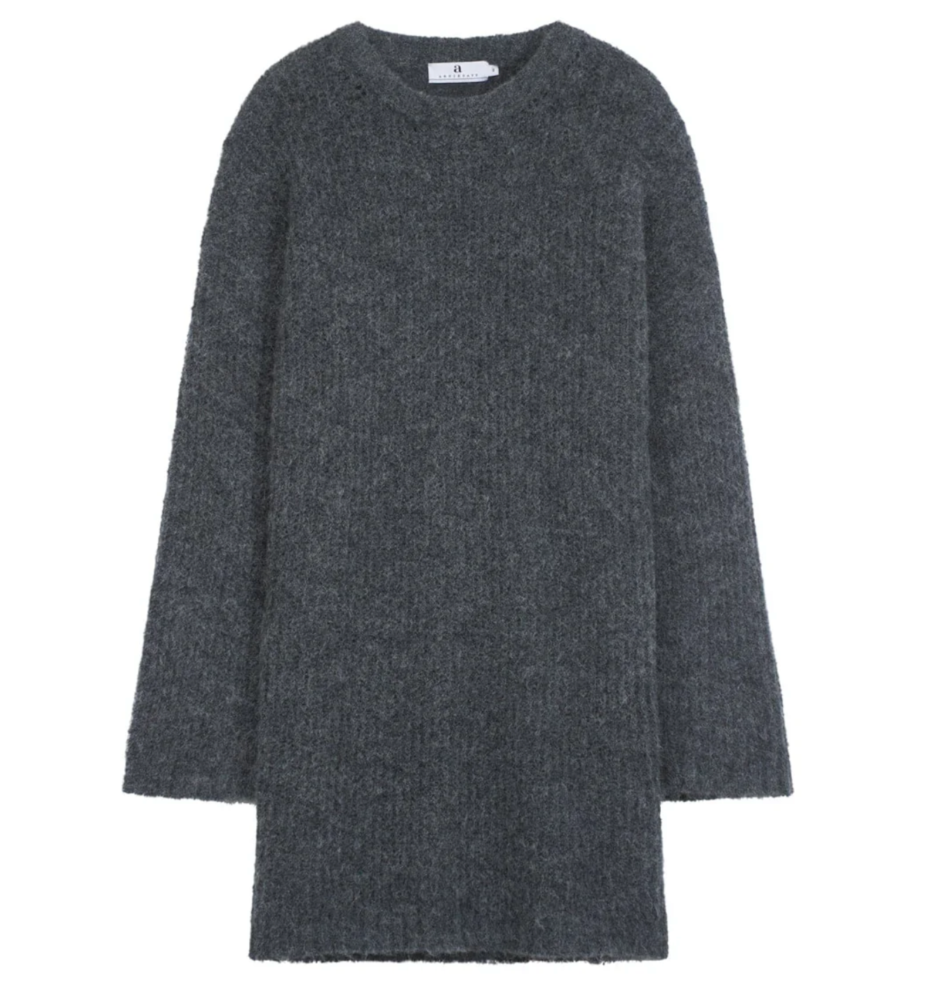 Smith knitted dress - dark grey melange