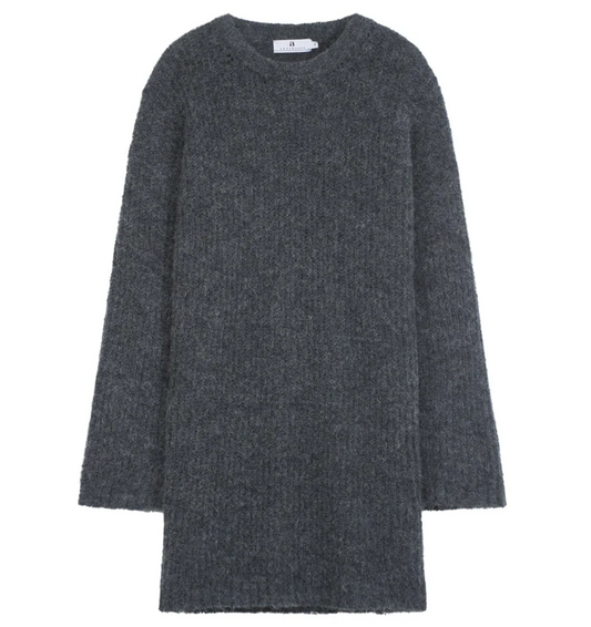 Smith knitted dress - dark grey melange