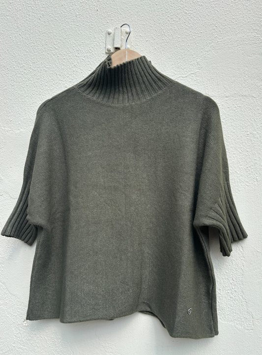 Turtleneck sweater - green