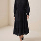 Cotton Slub Midi Dress