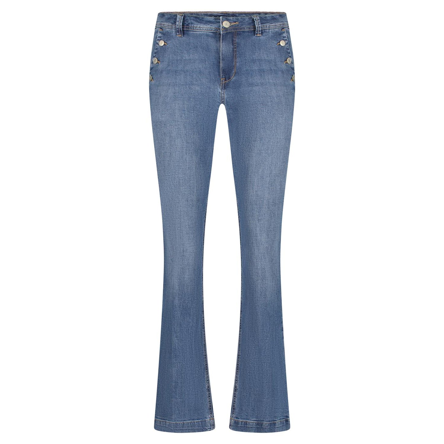 Bibette stone used buttons jeans