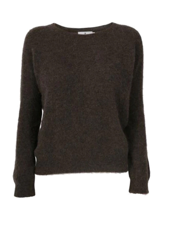 Fiona Sweater - Dark Brown Melange