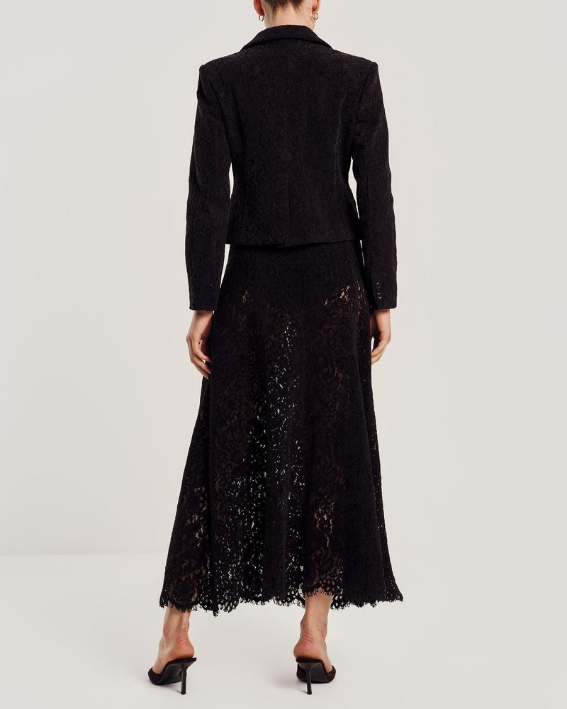 Lace Velvet Skirt