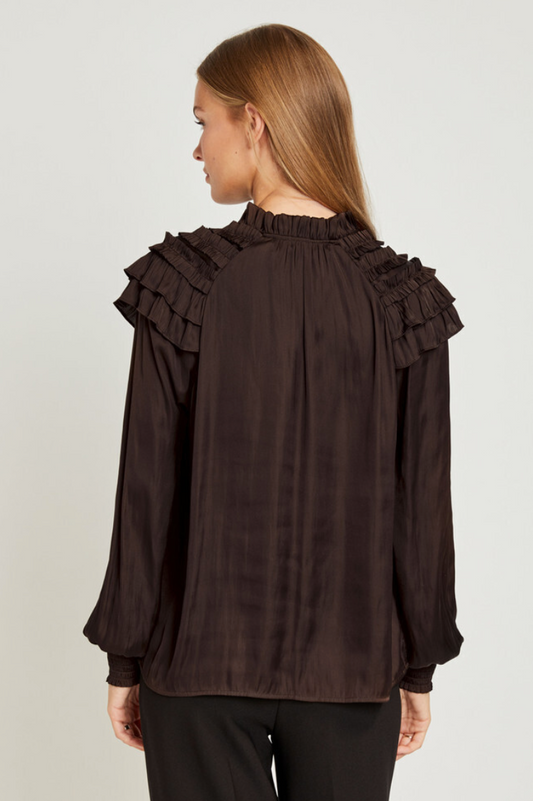 Flori Blouse - Brown