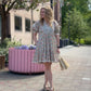 Cotton Slub Shift Dress