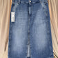 Skirt - blue denim