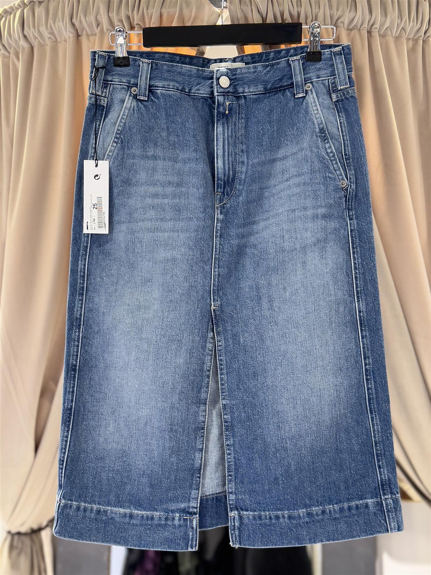 Skirt - blue denim