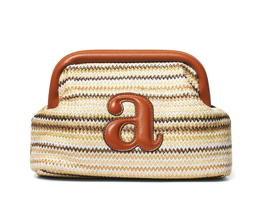 Raffia Clutch Stripe